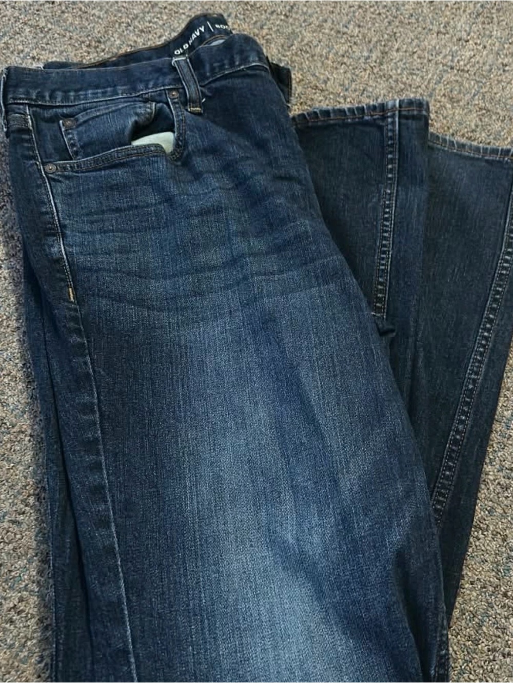 Men's Dark Blue Jeans